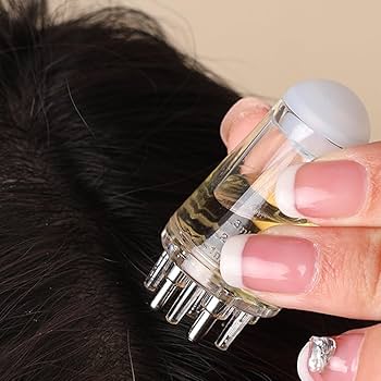 Scalp Oil Applicator Hair Comb Mini Portable Oil Dispenser