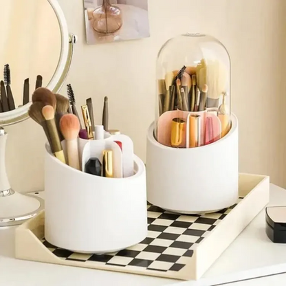 360 Rotating Makeup Brush Storage Box