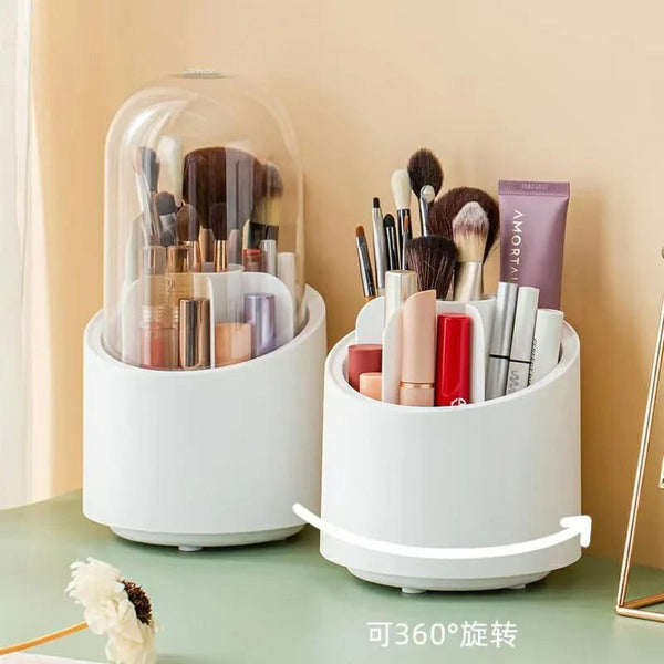 360 Rotating Makeup Brush Storage Box