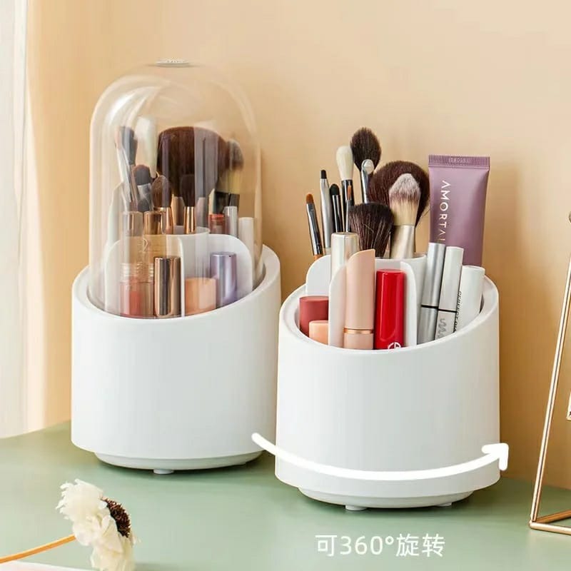 360 Rotating Makeup Brush Storage Box