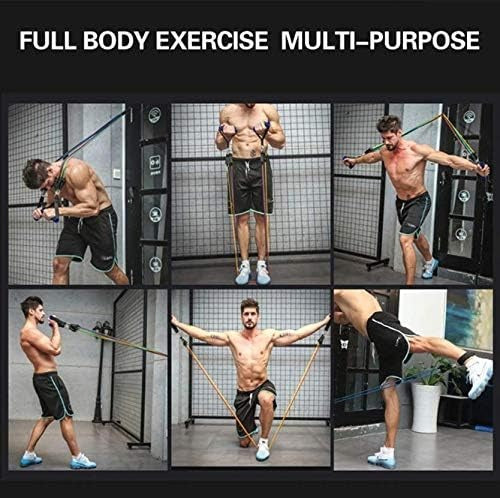 Resistance Bands Set 11PCS Latex Pull Rope Home Gym Workout