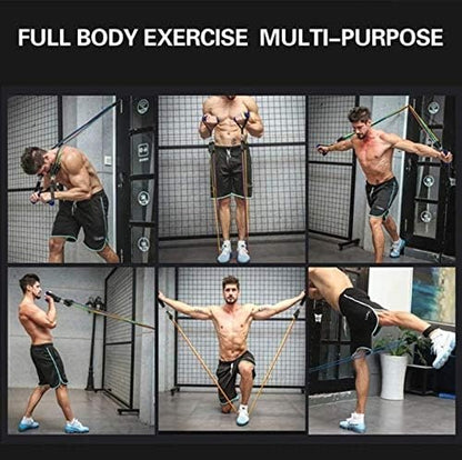 Resistance Bands Set 11PCS Latex Pull Rope Home Gym Workout