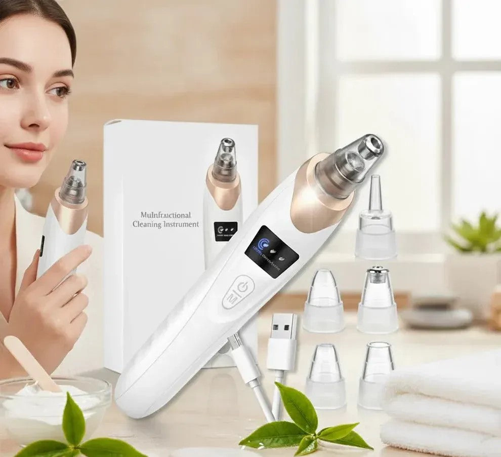 Electric Blackhead Remover Vacuum Pore Cleaner 5 Heads