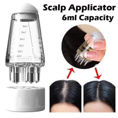 Scalp Oil Applicator Hair Comb Mini Portable Oil Dispenser