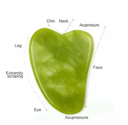 Face Massager Jade Roller Set