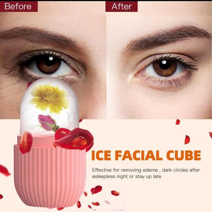 Silicone Ice Facial Roller for Face Eye Neck Cryotherapy