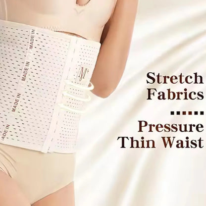 M Belly Belt Body Shaper 6 Hooks Adjustable Waist Trainer