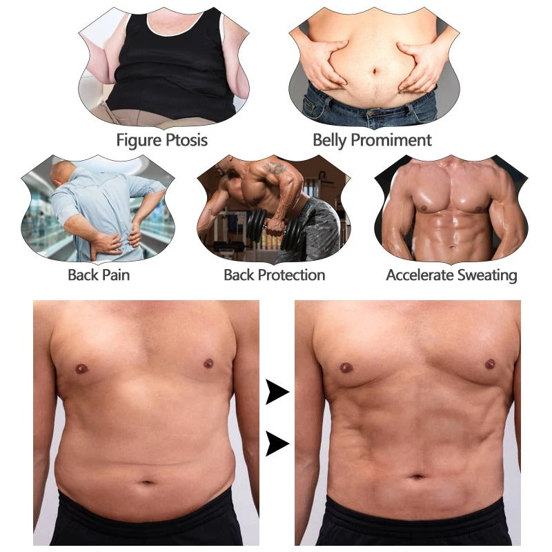 Men Waist Trainer Slimming Belt Body Shaper