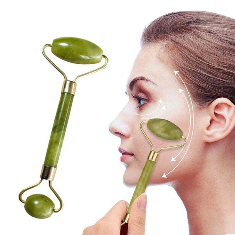 Face Massager Jade Roller Set