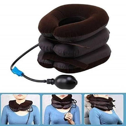 Portable Cervical Spine Neck Pillow | Ergonomic Neck Support Traction Pillow