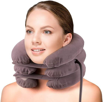 Portable Cervical Spine Neck Pillow | Ergonomic Neck Support Traction Pillow