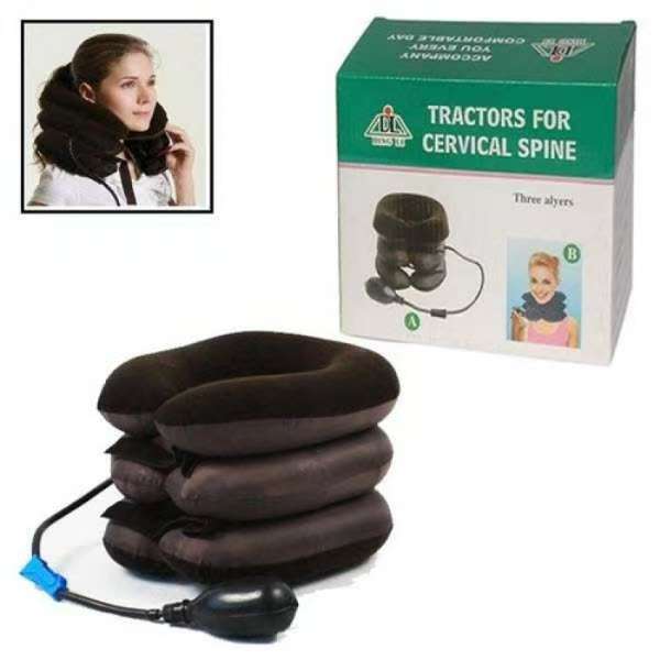 Portable Cervical Spine Neck Pillow | Ergonomic Neck Support Traction Pillow
